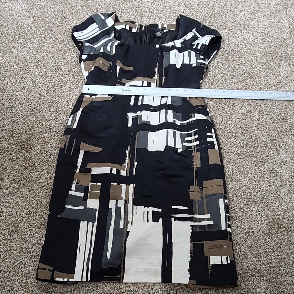 Apostrophe Dress Abstract Geometric Size 6 - Picture 12 of 15